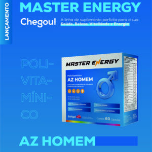 MASTER ENERGY AZ HOMEM 60 CÁPSULAS SOFTGEL