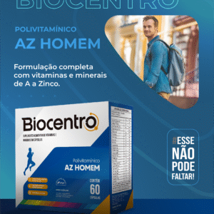 BIOCENTRO AZ HOMEM 60 CAPSULAS SOFTGEL