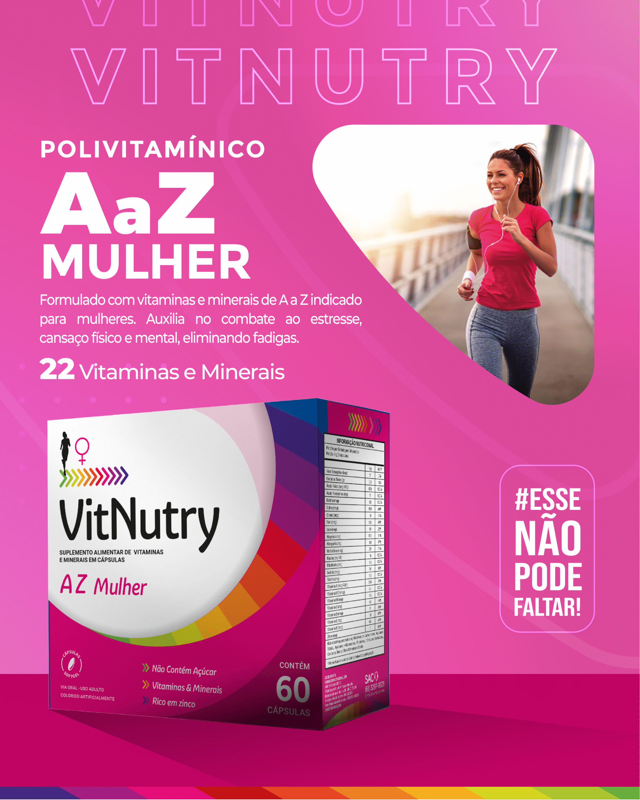 VITNUTRY AZ MULHER 60 CAPSULAS SOFTGEL
