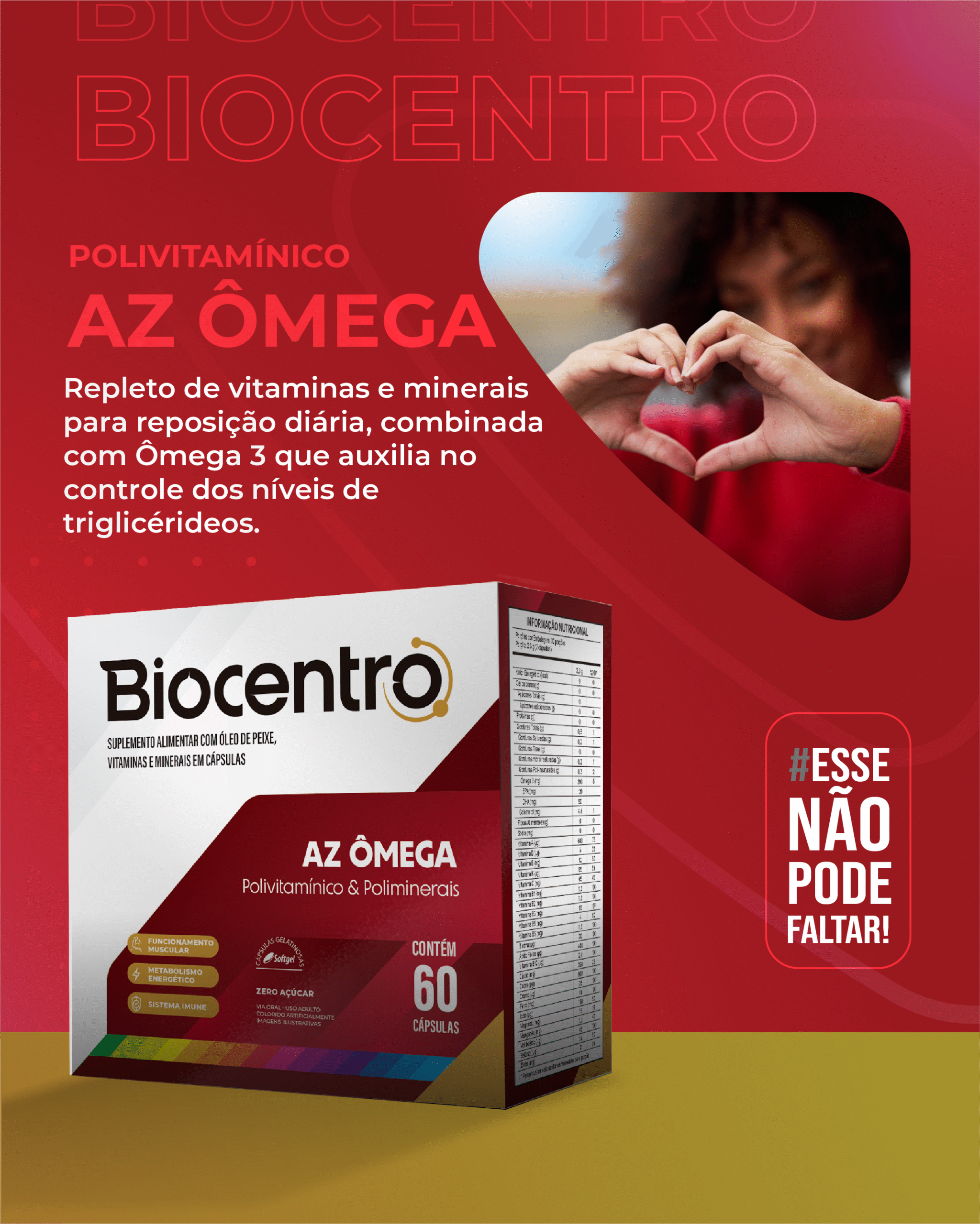 BIOCENTRO AZ OMEGA 60 CAPSULAS SOFTGEL
