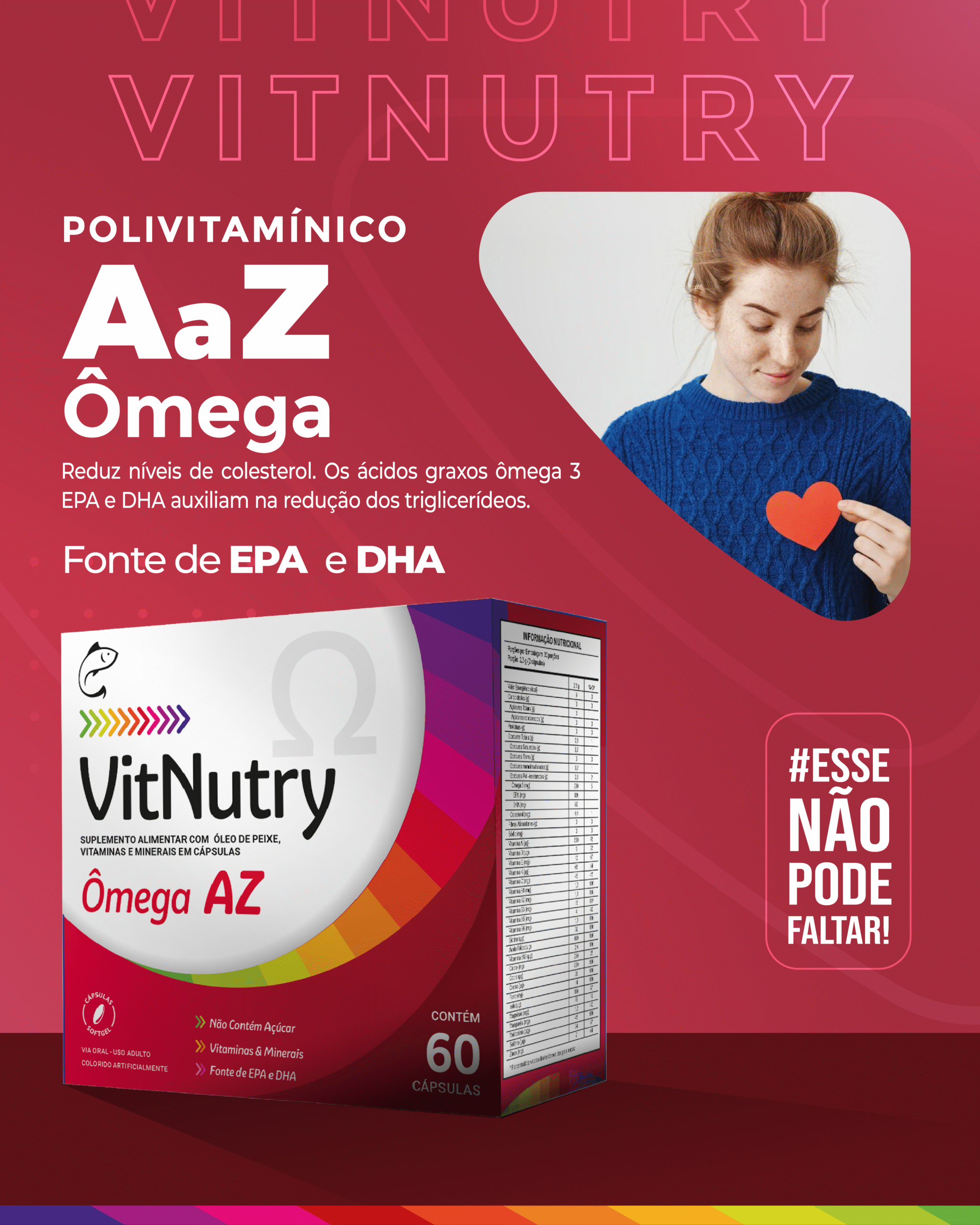 VITNUTRY AZ OMEGA 60 CAPSULAS SOFTGEL