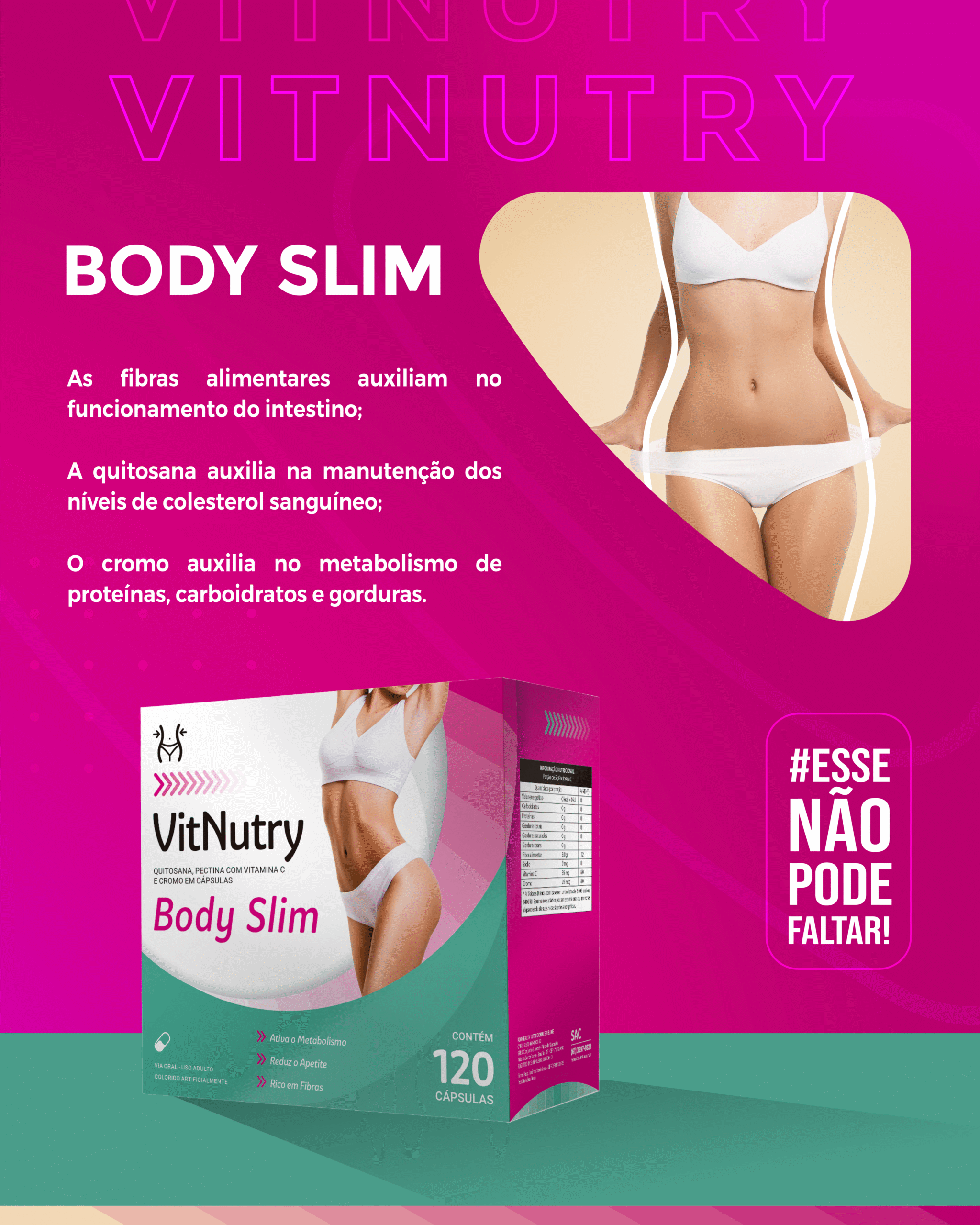 VITNUTRY BODY SLIM 120 CAPSULAS