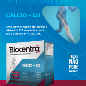 BIOCENTRO CALCIO + D3 60 CAPSULAS SOFTGEL