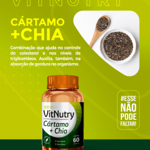 VITNUTRY CARTAMO + CHIA 60 CAPSULAS SOFT GEL