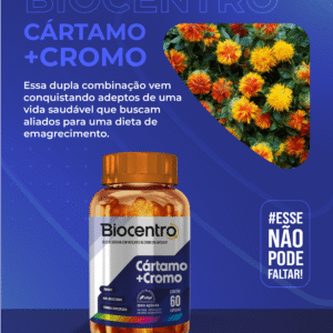BIOCENTRO CARTAMO + CROMO 60 CAPSULAS SOFTGEL