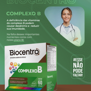 BIOCENTRO COMPLEXO B 60 CAPSULAS SOFTGEL