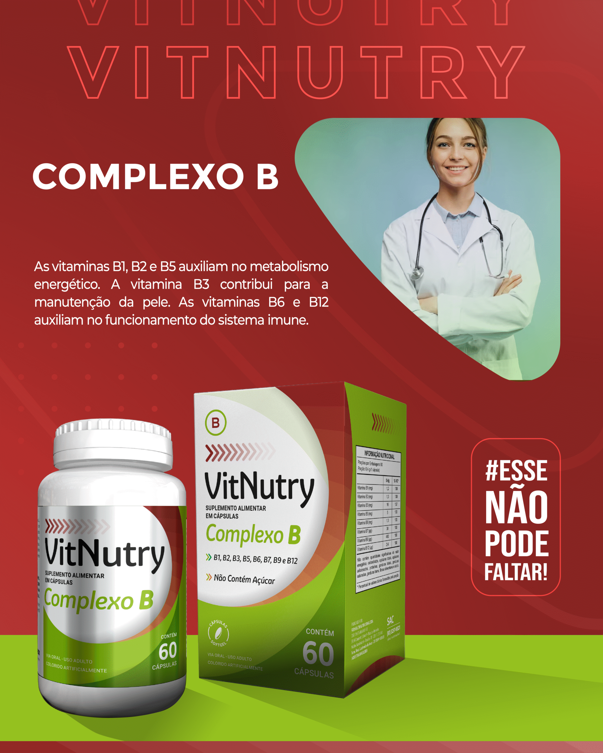 VITNUTRY COMPLEXO B 60 CAPSULAS SOFTGEL