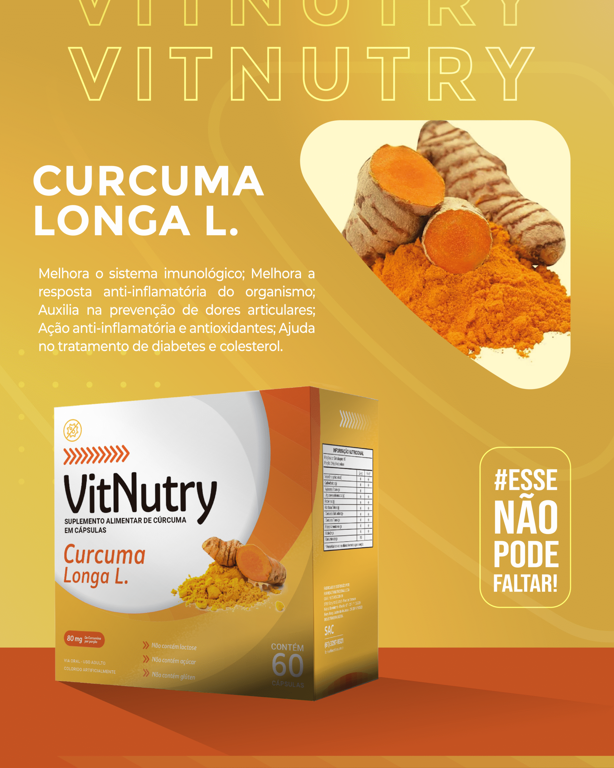 VITNUTRY CURCUMA 60 CAPSULAS