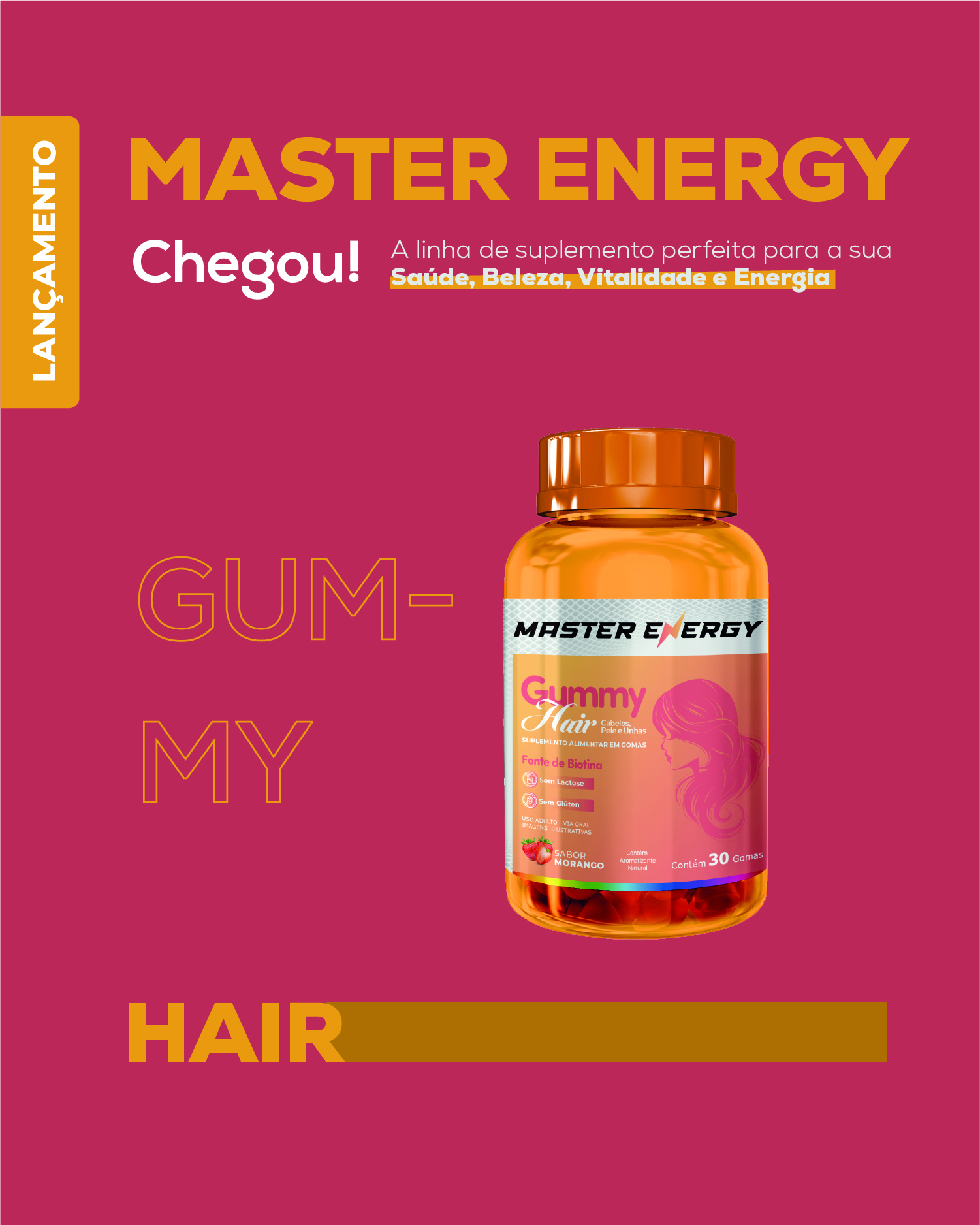 MASTER ENERGY GUMMY HAIR 30 GOMAS