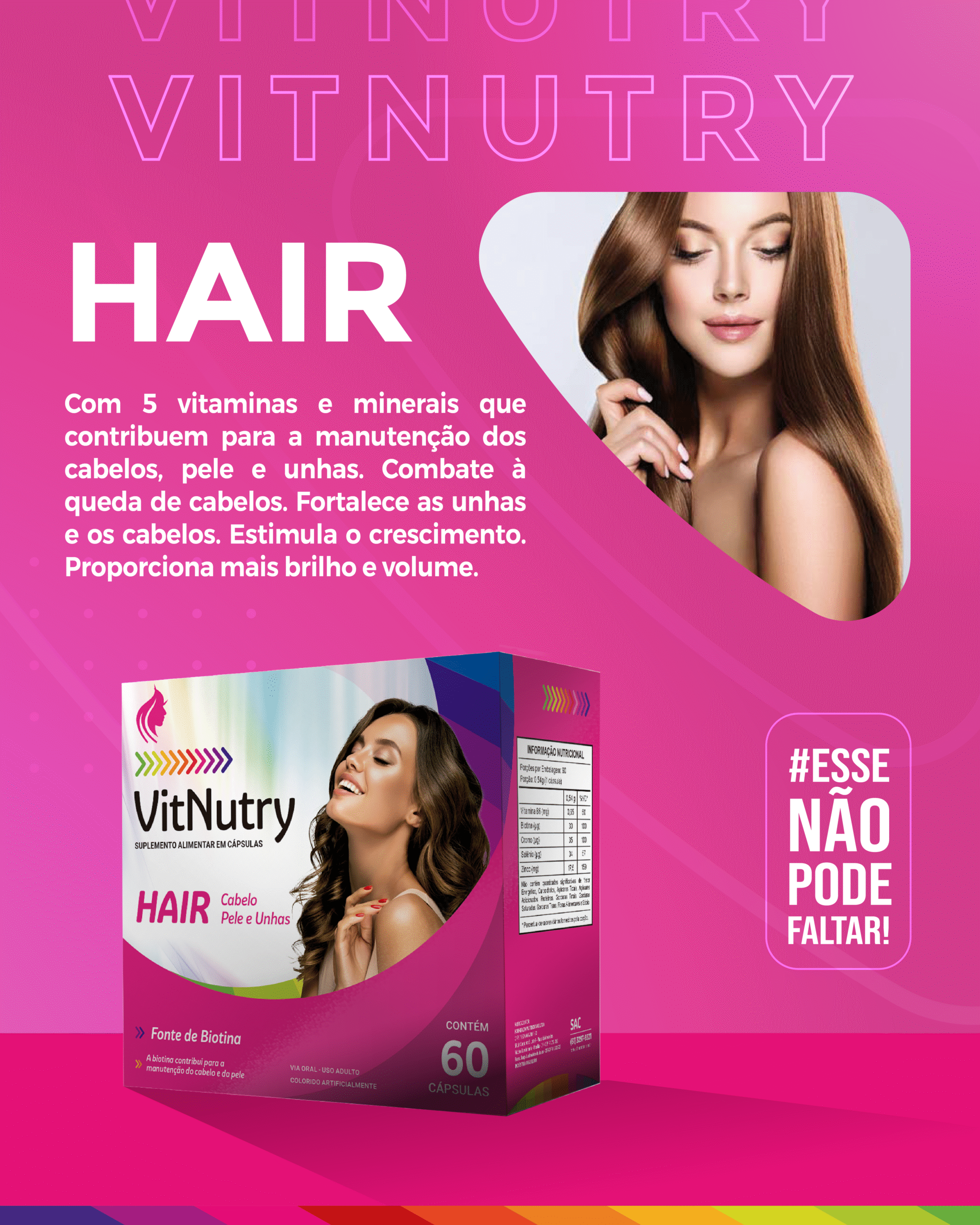 VITNUTRY HAIR 60 CAPSULAS DURA