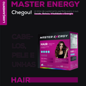 MASTER ENERGY HAIR 60 CÁPSULAS