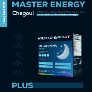 MASTER ENERGY MELATONINA PLUS 60 CĂPSULAS SOFTGEL
