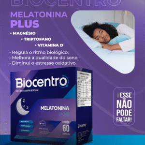 BIOCENTRO MELATONINA PLUS C/60 CAPSULAS SOFTGEL