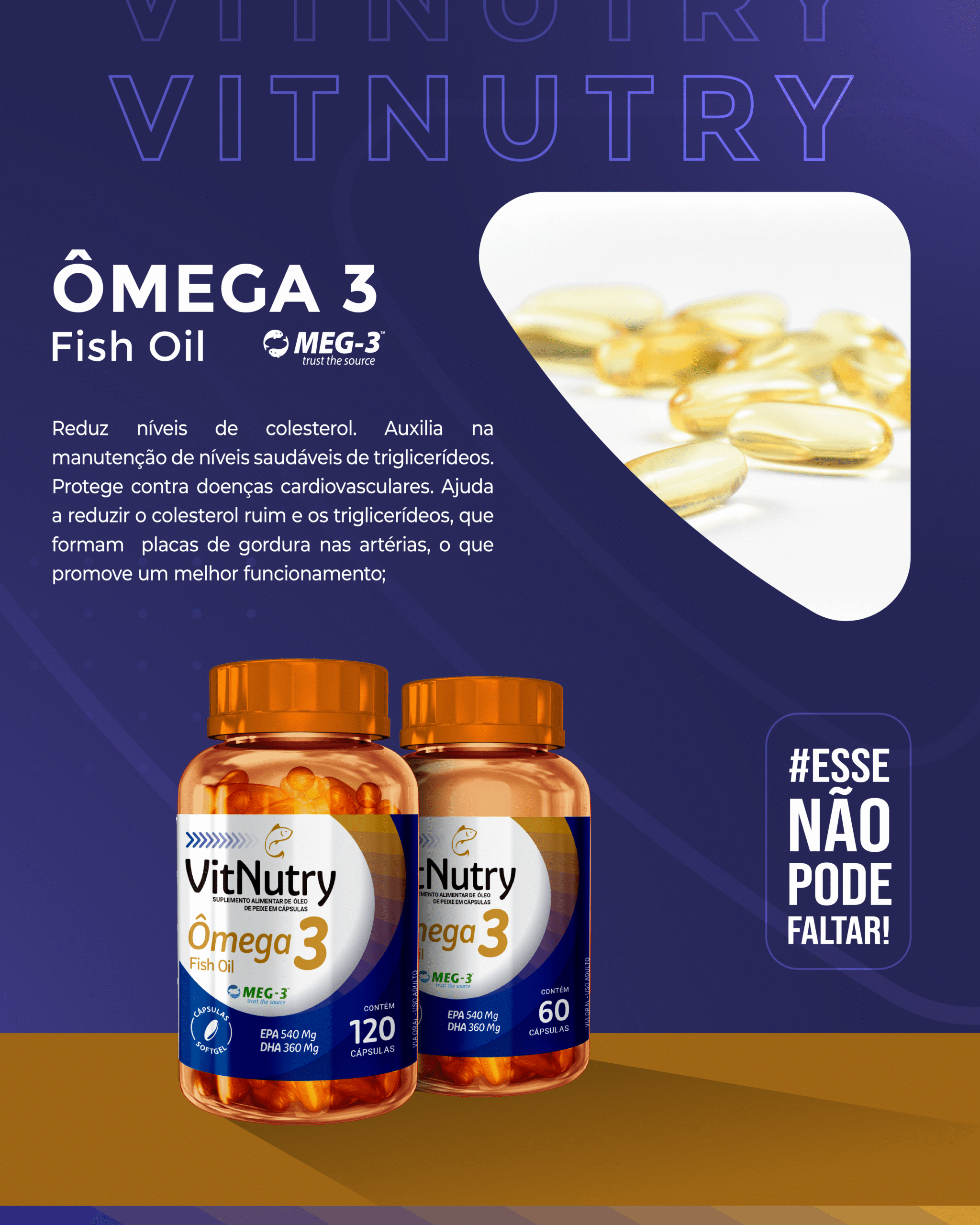 VITNUTRY OMEGA 3 120 CAPSULAS SOFTGEL