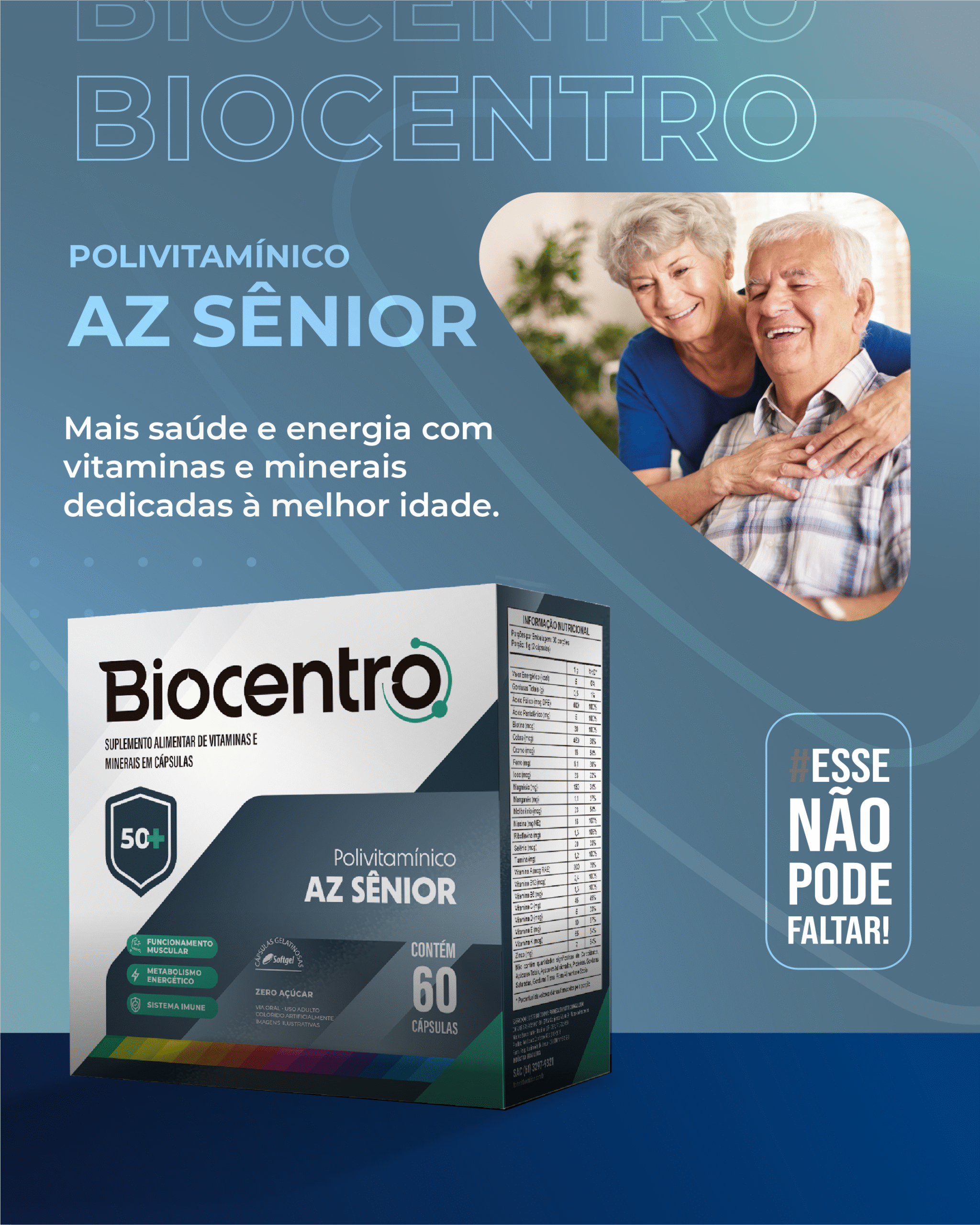 BIOCENTRO AZ SENIOR 60 CAPSULAS SOFTGEL