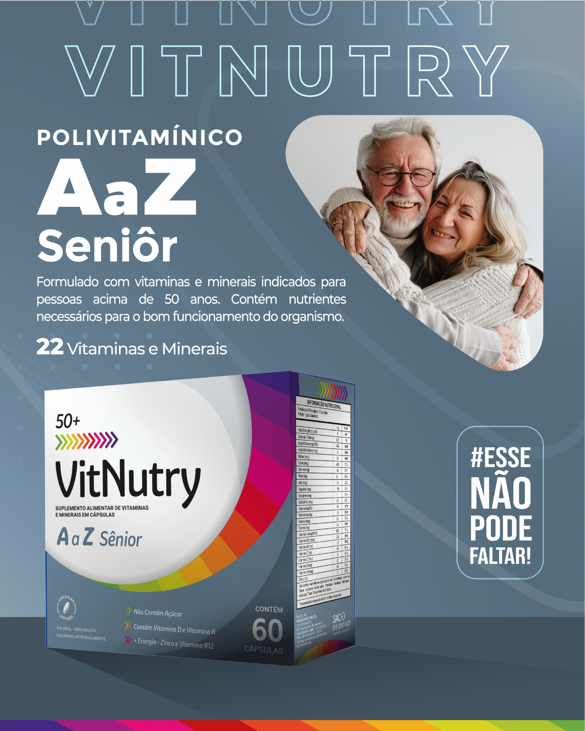 VITNUTRY AZ SENIOR 60 CAPSULAS SOFTGEL