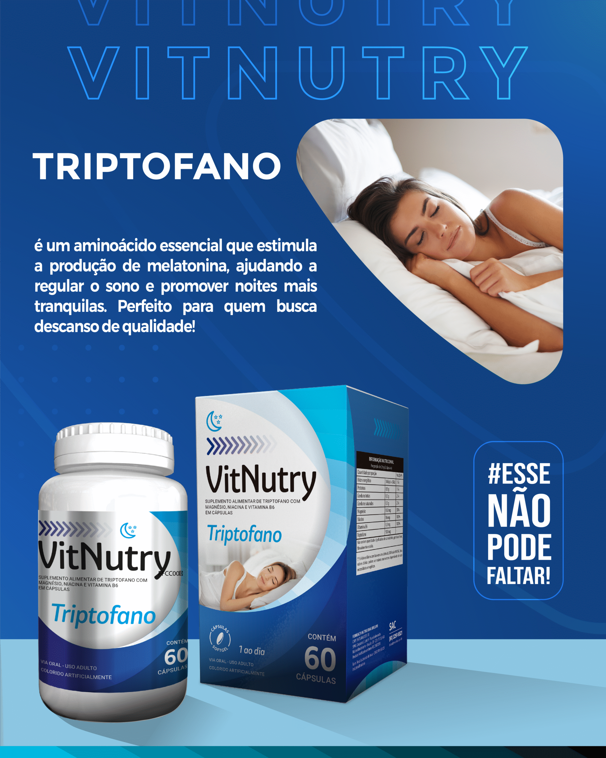 VITNUTRY TRIPTOFANO 60 CAPSULAS SOFTGEL