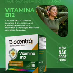 BIOCENTRO VITAMINA B 12 60 COMP MASTIGAVEL