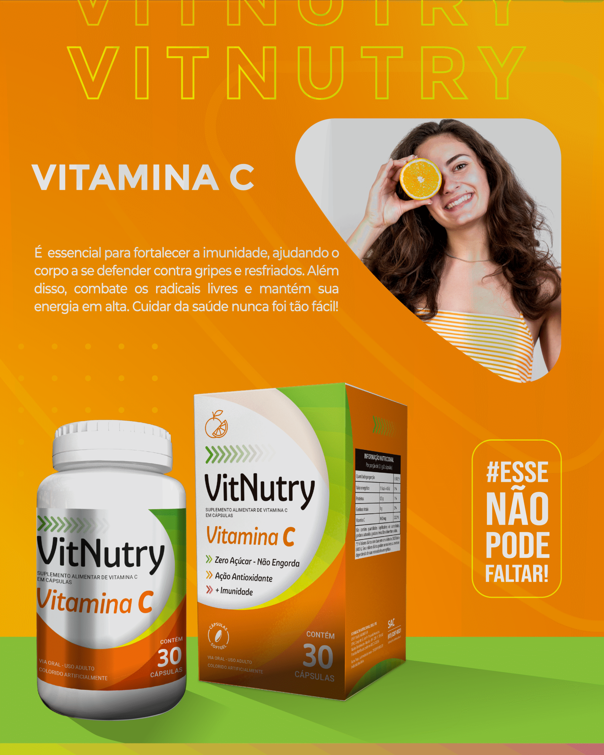 VITNUTRY VITAMINA C 1G 30 CAPS SOFTGEL