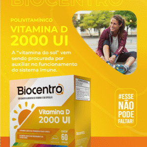 BIOCENTRO VITAMINA D 2000 UI 60 CAPSULAS
