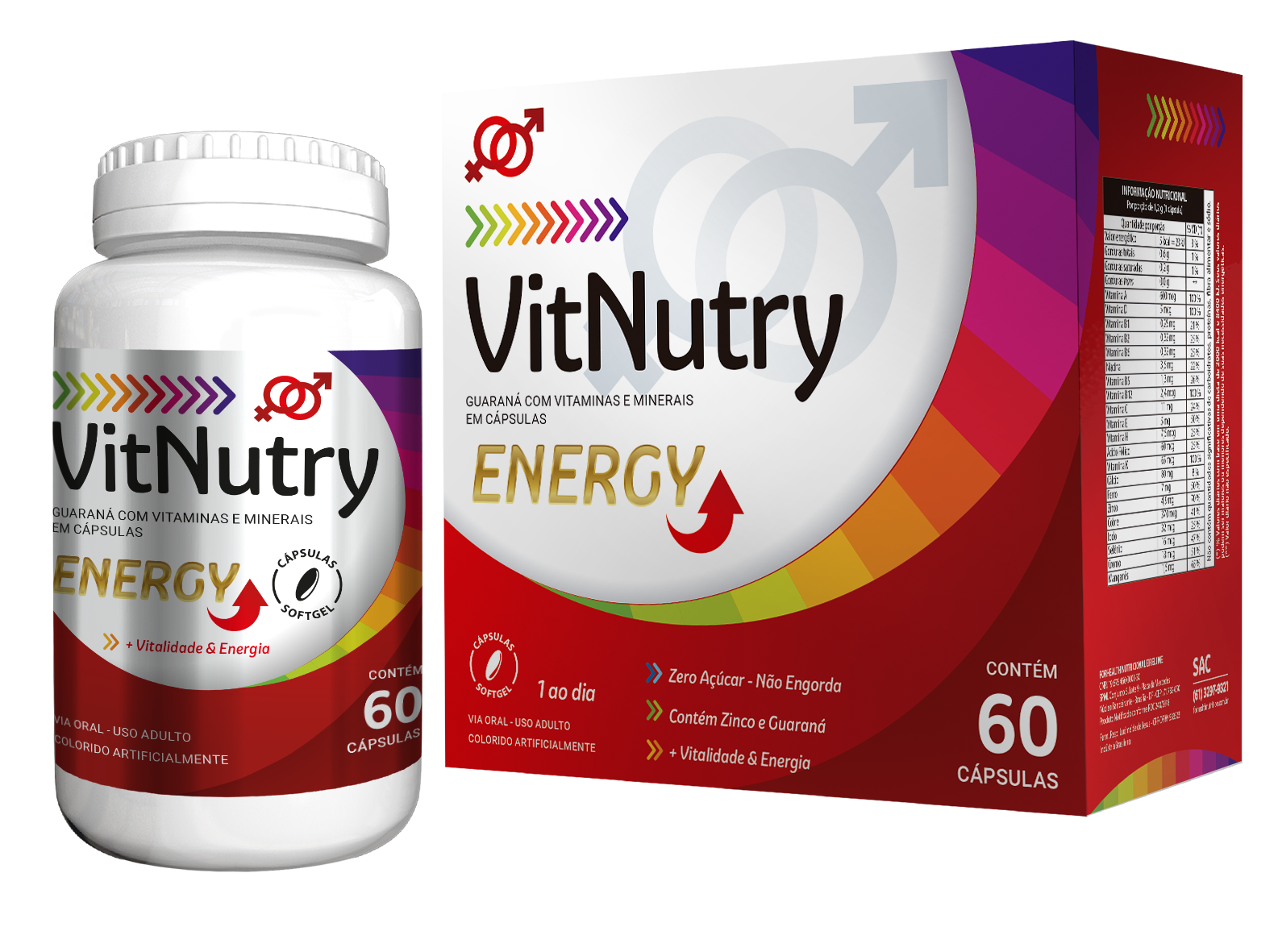 VITNUTRY ENERGY 60 CAPSULAS SOFTGEL