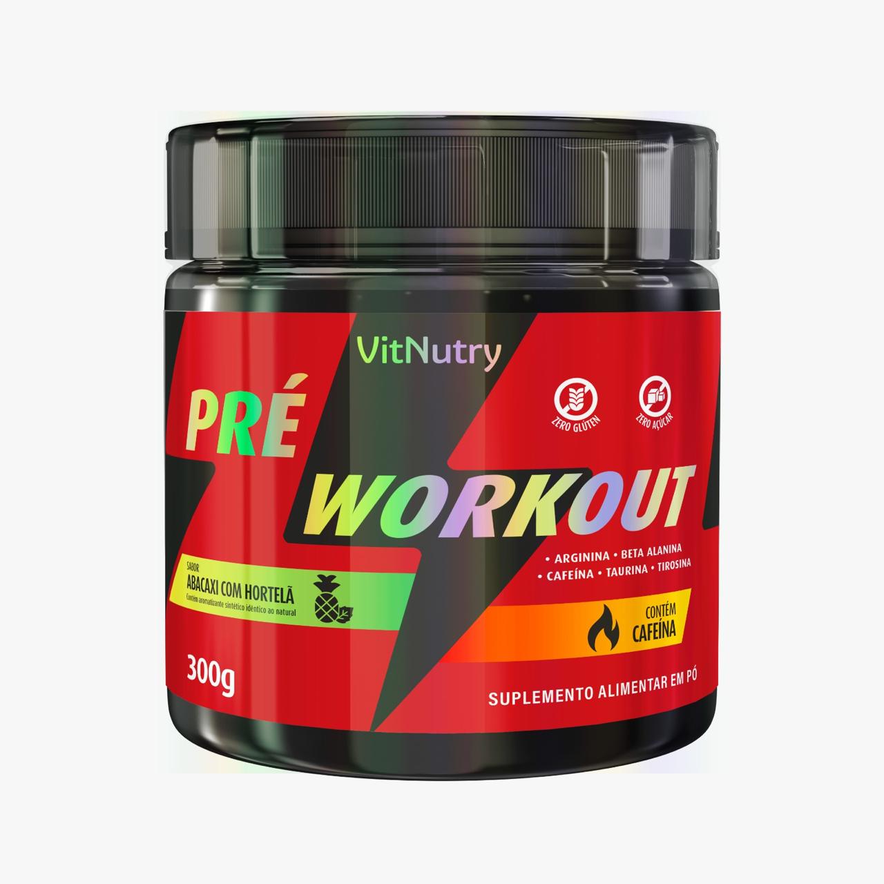 VITNUTRY PRE-TREINO SABOR ABACAXI 300 G